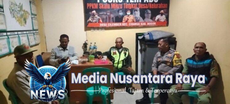 Bhabinkamtibmas Polsek Cisarua Sambangi Pos Kamling, Tingkatkan Kewaspadaan Warga