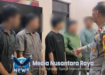 Polsek Cileungsi Polres Bogor Amankan Delapan Pelaku Premanisme dan Pengamen Anak Punk Pasca Laporan Perampasan Sepeda Motor