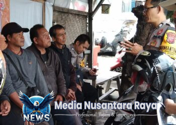 Bhabinkamtibmas Polsek Ciawi Polres Bogor Sambang Pangkalan Ojek, Himbau Antisipasi Pak Ogah, Joki, dan Premanisme