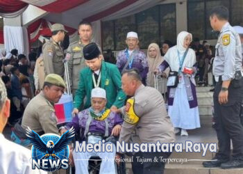 Pengamanan Kegiatan Pemberangkatan Jemaah Haji Kabupaten Bogor Musim Haji 1446 H / 2025 M Berjalan Aman dan Kondusif
