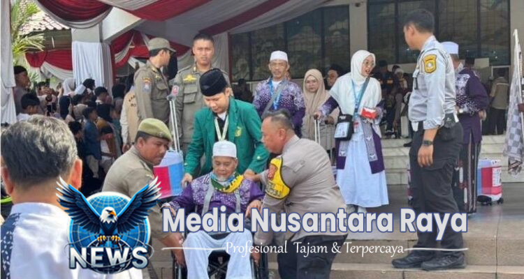 Pengamanan Kegiatan Pemberangkatan Jemaah Haji Kabupaten Bogor Musim Haji 1446 H / 2025 M Berjalan Aman dan Kondusif