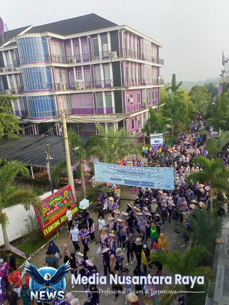 Semangat Tak Surut, Jalan Sehat Meriahkan Milad ke-6 Universitas Aisyah Pringsewu