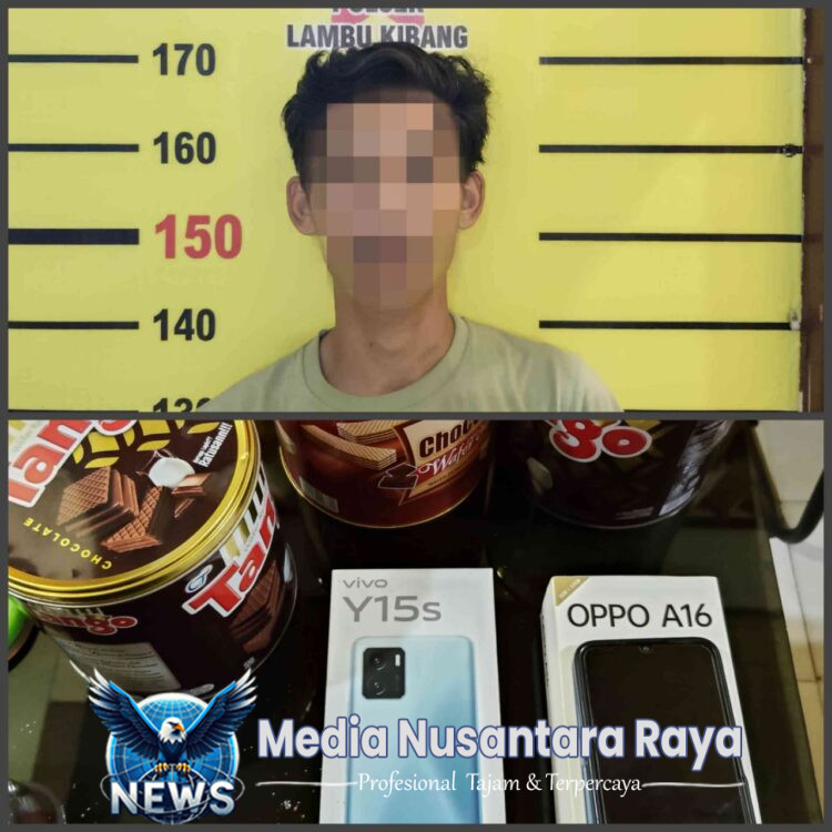 Unit Reskrim Polsek Lambu Kibang Berhasil Amankan Pelaku Pencurian dengan Pemberatan (Curat)