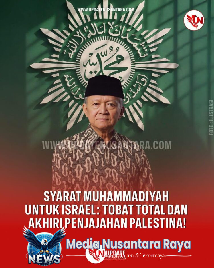 PP Muhammadiyah Hubungan Diplomatik dengan Israel Hanya Jika Sudah Tobat dan Palestina Merdeka