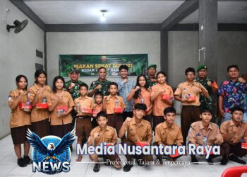 Kodam I/BB Gelar Program Makan Sehat Bergizi untuk 250 Anak Panti Asuhan di Deli Serdang