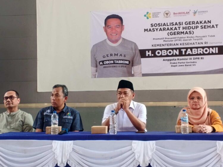 H Obon Tabroni Anggota DPR RI Adakan Giat Sosialisasi Gerakan Masyarakat Hidup Sehat (GERMAS)