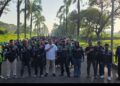Polres Metro Kabupaten Bekasi Gandeng Unit Reaksi Cepat (URC CIKARANG) Dalam Giat Bakti Kesehatan Dan Pembagian Sembako