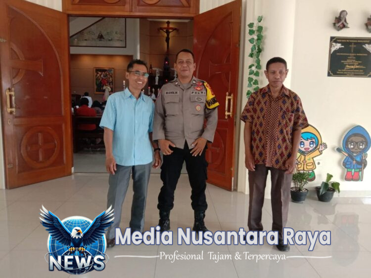 Bhabinkamtibmas Polsek Megamendung Laksanakan Pengamanan Ibadah di Gereja Youkubus Rosuul