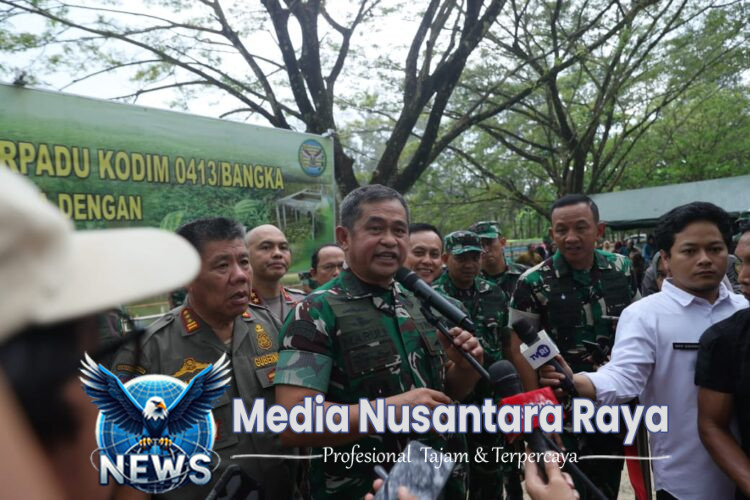 Kasad Apresiasi Inovasi Ketahanan Pangan di Bangka Botanical Garden