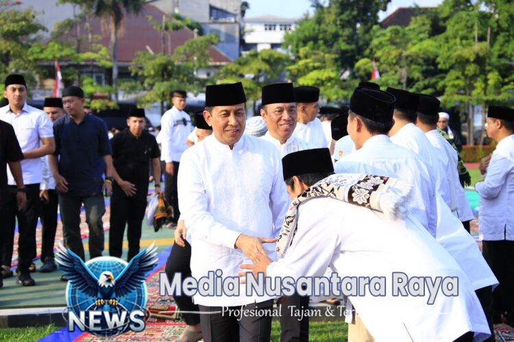Gelar Salat Idul Adha, Jajaran Polri Tingkatkan Kepedulian Demi Persatuan