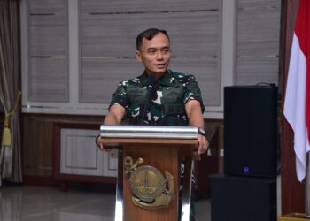 Kolonel Marinir Ena Sulaksana Berikan Pengarahan Awal Kepada Seluruh Perwira Pasmar 1