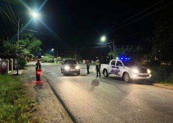 Blue Light Patrol Satlantas Polres Lampung Tengah, Ciptakan Rasa Aman di Malam Hari