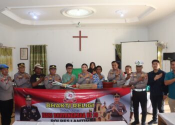 Kapolres Lampung Timur Laksanakan Bakti Religi dan Sosial Sambut HUT Bhayangkara ke-79 Tahun 2025