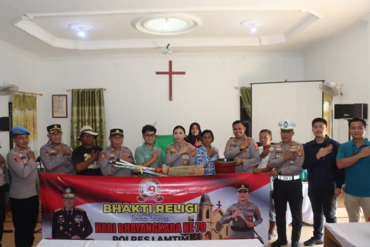 Kapolres Lampung Timur Laksanakan Bakti Religi dan Sosial Sambut HUT Bhayangkara ke-79 Tahun 2025