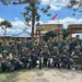 Kunjungan Kerja Brigjen TNI Tagor Rio Pasaribu, S.E (Dankolakops Korem 172/PWY) Beserta Rombongan di Pos Kotis Walesi Satgas Pamtas Kewilayahan RI-PNG Yonif 521/DY
