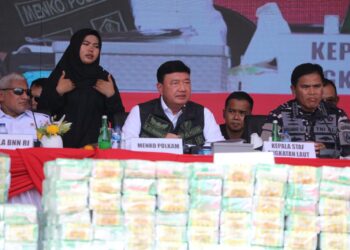 Pengungkapan Terbesar 2 Ton Sabu, Menko Polkam Sampaikan Apresiasi Presiden