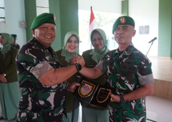 Dandim 0402/ OKI Pimpin Acara Sertijab PAMA