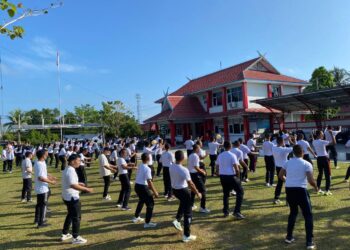 Jaga Kebugaran, Kanwil Ditjenpas Kalteng Gelar Kegiatan Jum’at Sehat