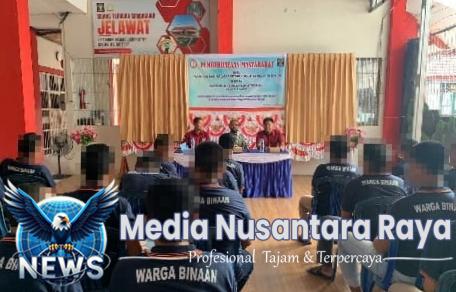 Lapas Sampit dan PKBH Eka Hapakat Berikan Penyuluhan Hukum kepada Warga Binaan