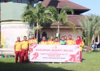 Polres Kotim Gelar Baksos Religi, Menyambut Hut Bhayangkara Ke 79