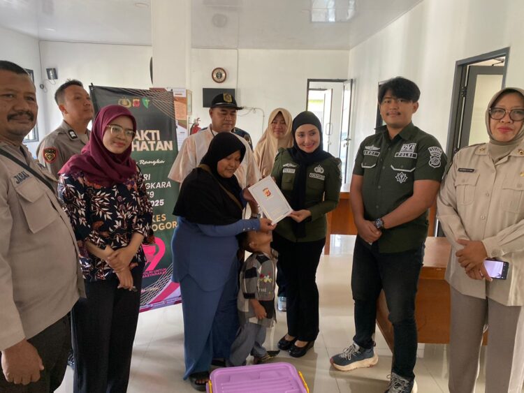 Polres Bogor Gelar Bhakti Kesehatan Pencegahan Stunting dalam Rangka HUT Bhayangkara ke-79