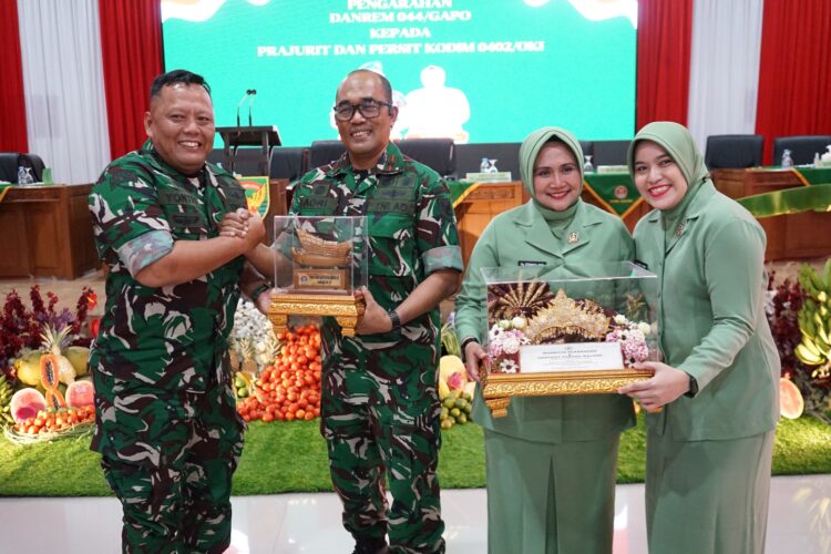 Danrem 044/Gapo Laksanakan Kunker Di Kodim 0402/OKI