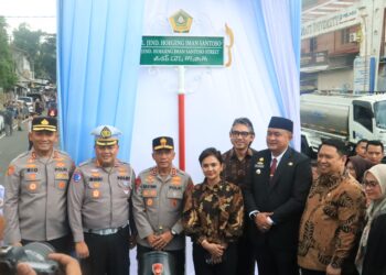 Kapolres Bogor Dampingi Kapolda Jabar Resmikan Pos Hoegeng Gadog dan Jalan Jenderal Polisi (Purn) Hoegeng Imam Santoso