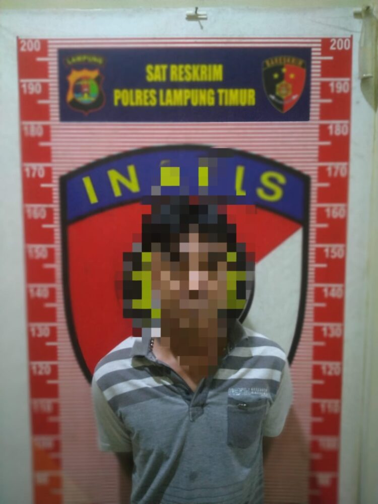 Lakukan Pembegalan, Seorang Pria Ditangkap Tekab 308 Polres Lampung Timur