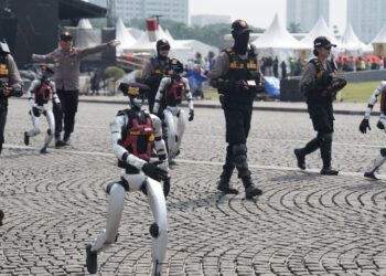 Robot Humanoid dan K9: Mimpi Inovasi Teknologi Polri dalam Syukuran Hari Bhayangkara ke-79