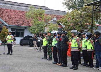 Pengamanan Pengesahan Calon Warga PSHT Parluh 2017, 333 Personel Diterjunkan di Wonogiri