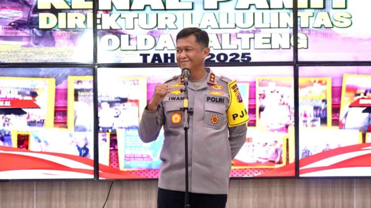 Pimpin Kenal Pamit Dirlantas, Ini Pesan Kapolda Kalteng