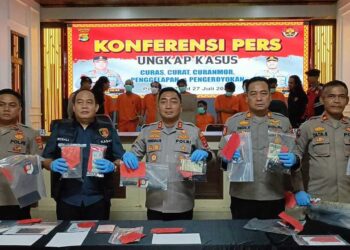 Polres Mesuji Berhasil Mengungkap 7 Kasus dan Tangkap Para Pelaku Tindak Pidana
