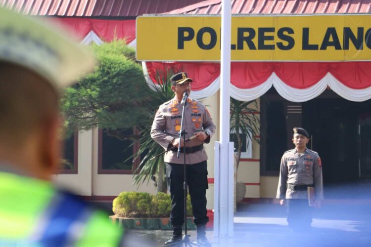 Serah Terima Jabatan Kasi Humas Polres Langkat
