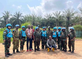 Recce Satgas Kizi TNI Konga XX-V Dalam Rangka Evaluasi Dan Persiapan Akhir Penutupan Tanzania Batalyon Camp.