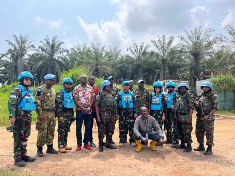 Recce Satgas Kizi TNI Konga XX-V Dalam Rangka Evaluasi Dan Persiapan Akhir Penutupan Tanzania Batalyon Camp.