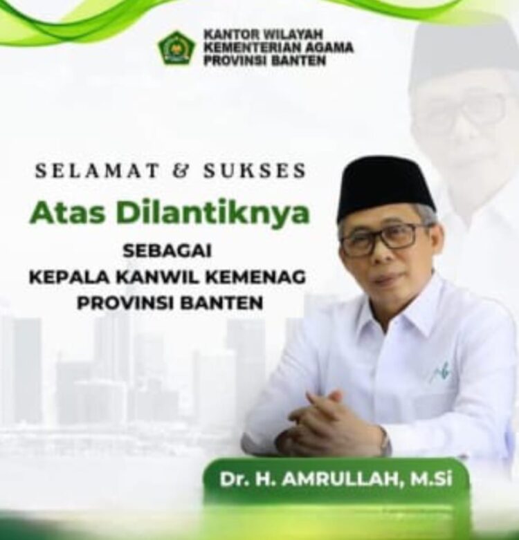 Pimpinan Pusat Media TNI POLRI Tenor Amin Sutanto Dan H Deny As Permana SH Ucapkan Selamat Kepada Dr H Amrullah.M.Si