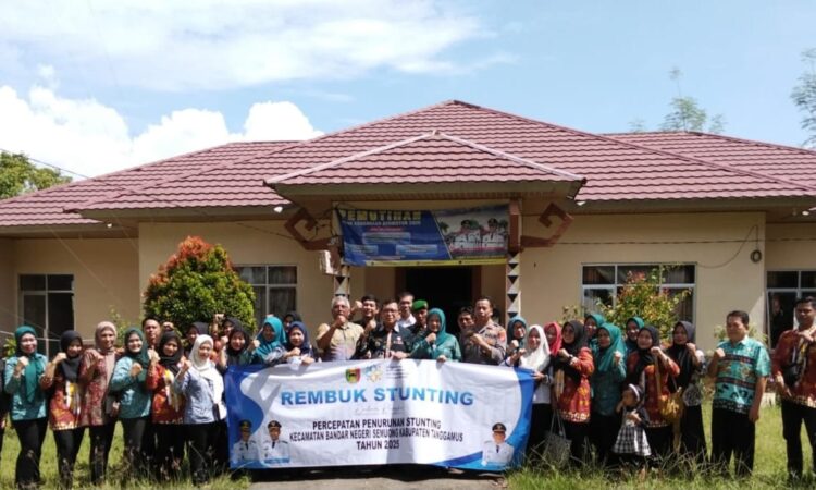 Polsek Wonosobo Hadiri Rembuk Stunting Kecamatan Bandar Negeri Semuong Tahun 2025