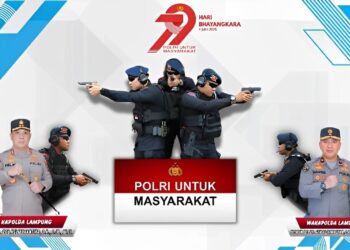 Lomba Menembak Bhayangkara Polda Lampung 2025, Adu Ketangkasan Forkopimda hingga Kapolres