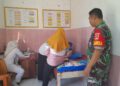 Babinsa Nogosari Dampingi Imunisasi Balita untuk Generasi Sehat
