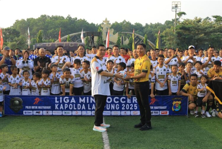 Minisoccer Kapolda Lampung Cup 2025 Resmi Dibuka, Ajang Solidaritas dan Sportivitas