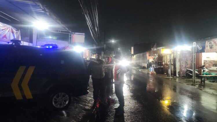 Antisipasi C3 dan Tawuran, Polsek Cikarang Barat Intensifkan Patroli Malam