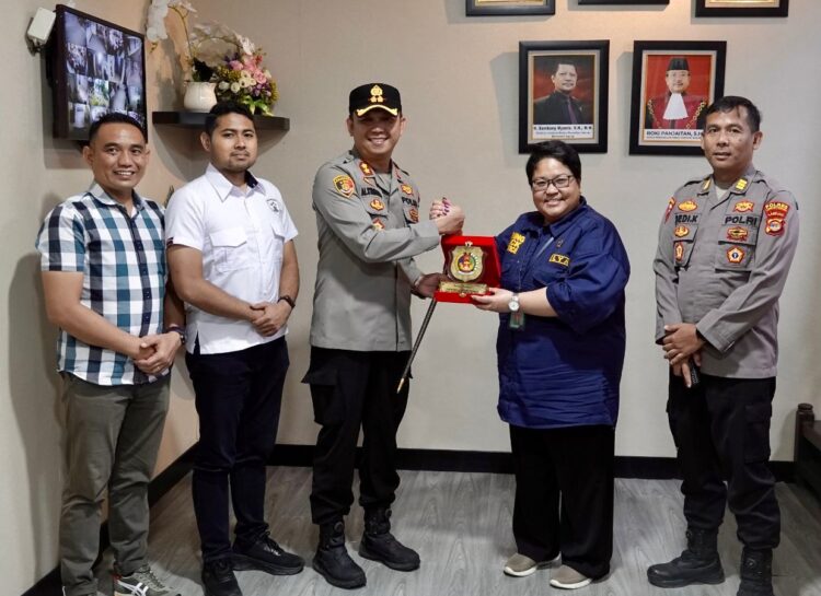 Penegakan Hukum, Kapolres Lampung Tengah Kunjungi Pengadilan Negeri Gunung Sugih