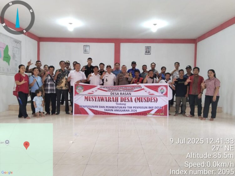Bripka Ya Hendri Hadiri Dalam Giat Musdes RKP-Des Tahun Anggaran 2026 Di Desa Rasan