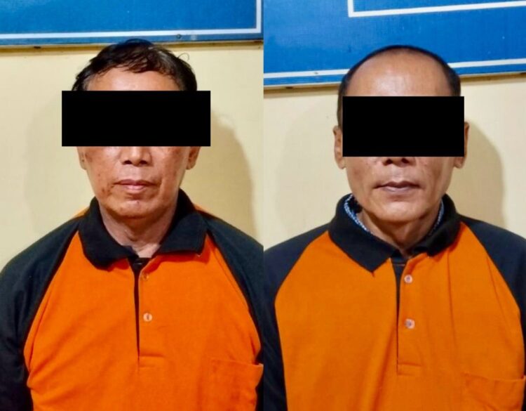 Komitmen Berantas Narkoba, Polsek Padang Ratu Amankan Dua Pria Paruh Baya Saat Asik Konsumsi Sabu