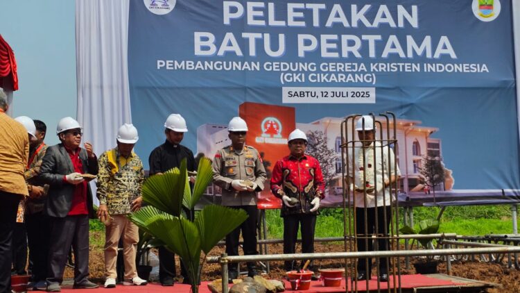 Gedung Gereja Kristen Indonesia di Cikarang Mulai Dibangun, Tokoh Agama dan Pemerintah Tegaskan Pentingnya Harmoni