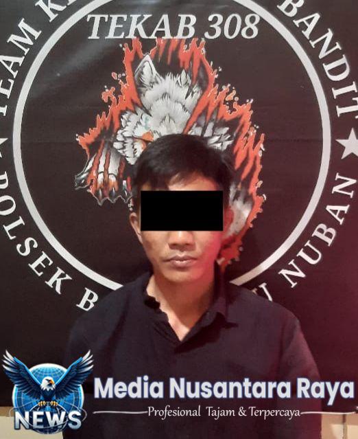 Tekab 308 Presisi Polsek Bumi Ratu Nuban Amankan Pria Bawa Pisau Garpu, Diduga Hendak Curi Motor!