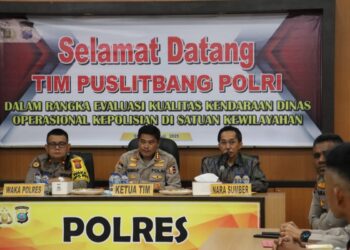 Puslitbang Polri Lakukan Penelitian Evaluasi Kualitas Kendaraan Dinas di Polres Langkat