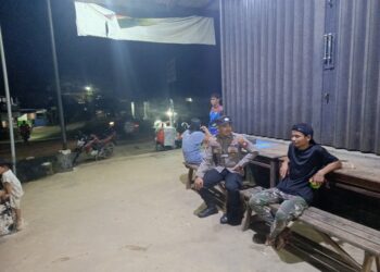Cegah Kriminilitas Malam Hari, Polisi Laksanakan Patroli di tempat yang rawan pencurian