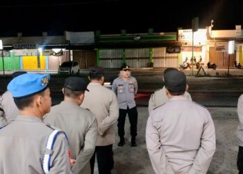 Polsek Seputih Banyak Tindak Tegas Balap Liar, 11 Motor Knalpot Brong Diamankan!