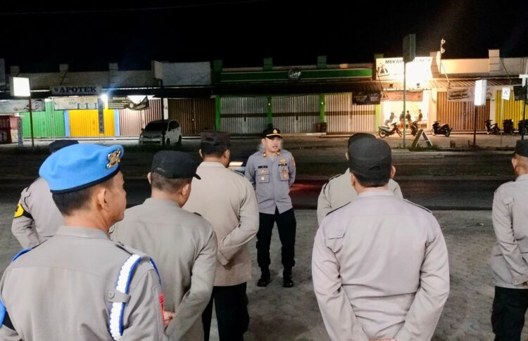 Polsek Seputih Banyak Tindak Tegas Balap Liar, 11 Motor Knalpot Brong Diamankan!